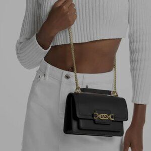Michael Kors Heather Extra-Small Leather Crossbody Bag